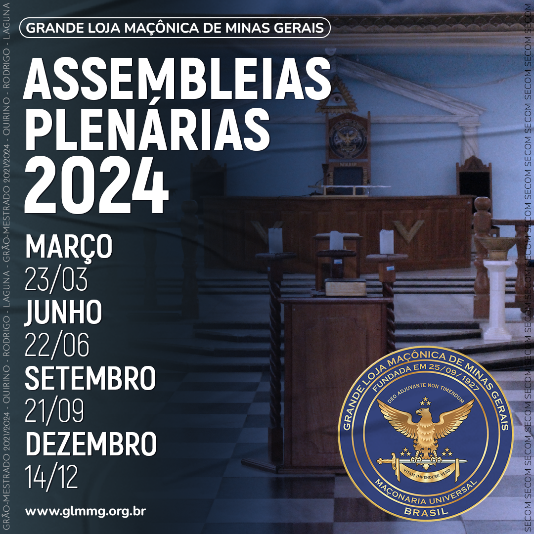 Confira as datas das Assembleias Plenárias de 2024